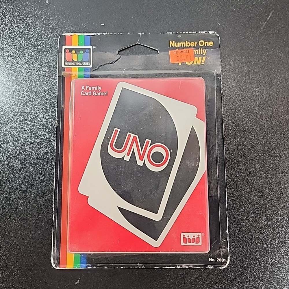 Vintage Original UNO Card Game 1988 International Games Brand New Sealed